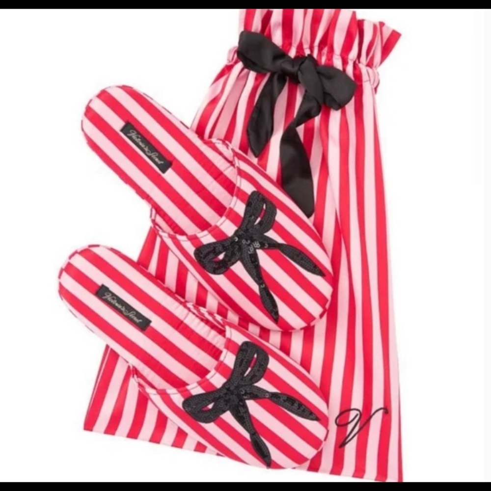 Victoria Secret Satin Bow Slide - NWT